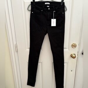 Good American Good Legs Black Skinny Jeans